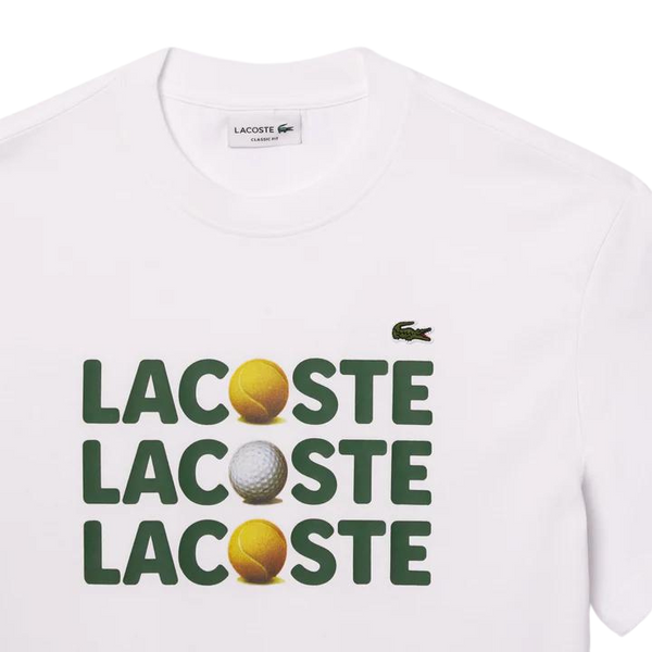 Lacoste Ball Print T-Skjorte