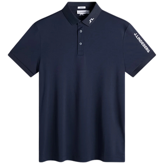 Kjøp marinebla J.Lindeberg Tour Tech Slim Fit Polo Herre