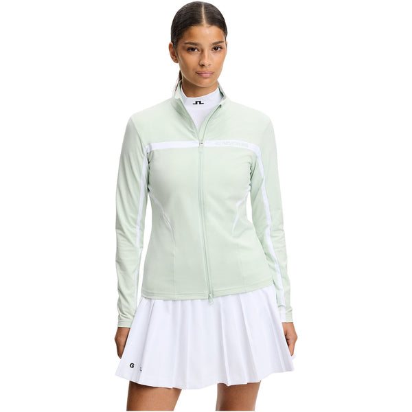 J.Lindeberg Janice Mid Layer Dame Subtle Green 2026