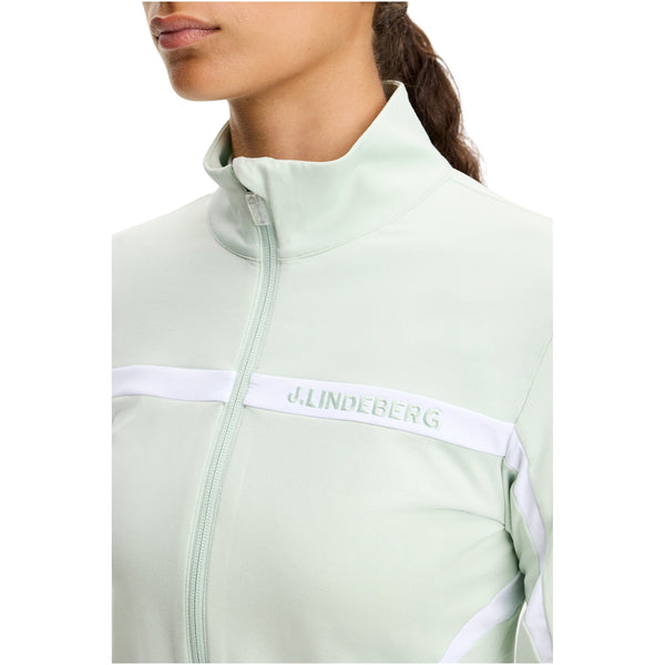 J.Lindeberg Janice Mid Layer Dame Subtle Green 2026