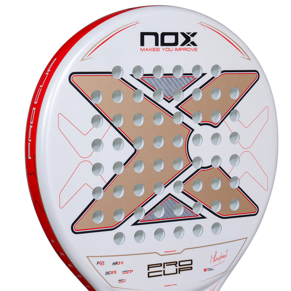 Nox ML10 Pro Cup Coorp By Miguel Lamperti 2027 nærbilde av slagflaten