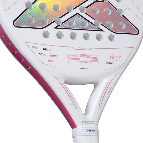 Nox ML10 Pro Cup Silver By Miguel Lamperti 2027 nærbilde av halsen
