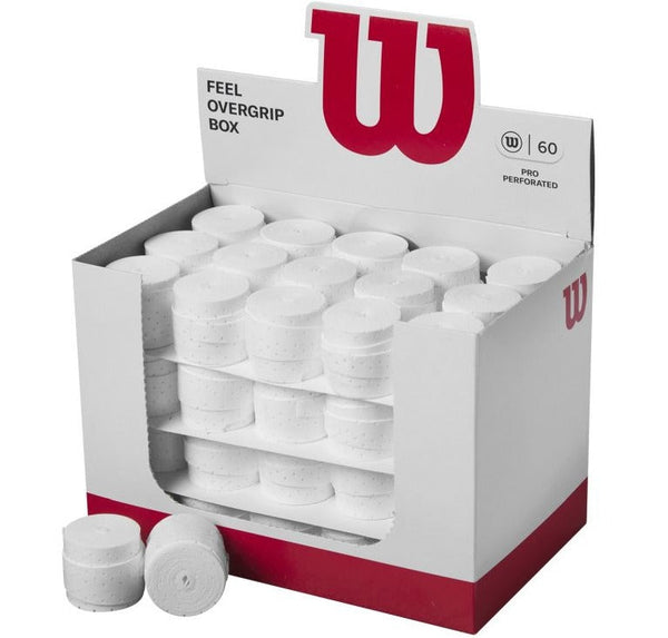 Wilson Pro Perforated Overgrip 60 Box Hvit